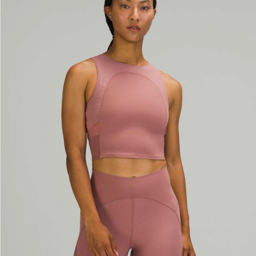 Lululemon Nulu and Mesh Yoga Tank Top